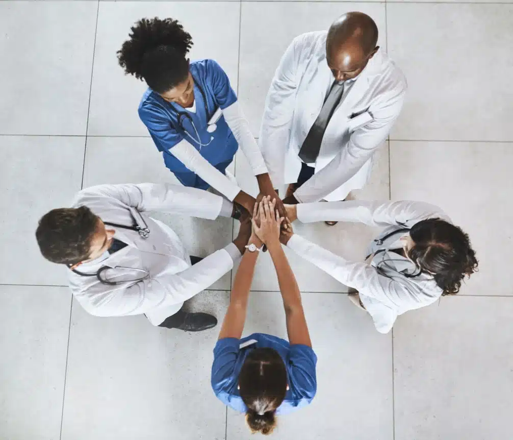 Multicultural healthcare team